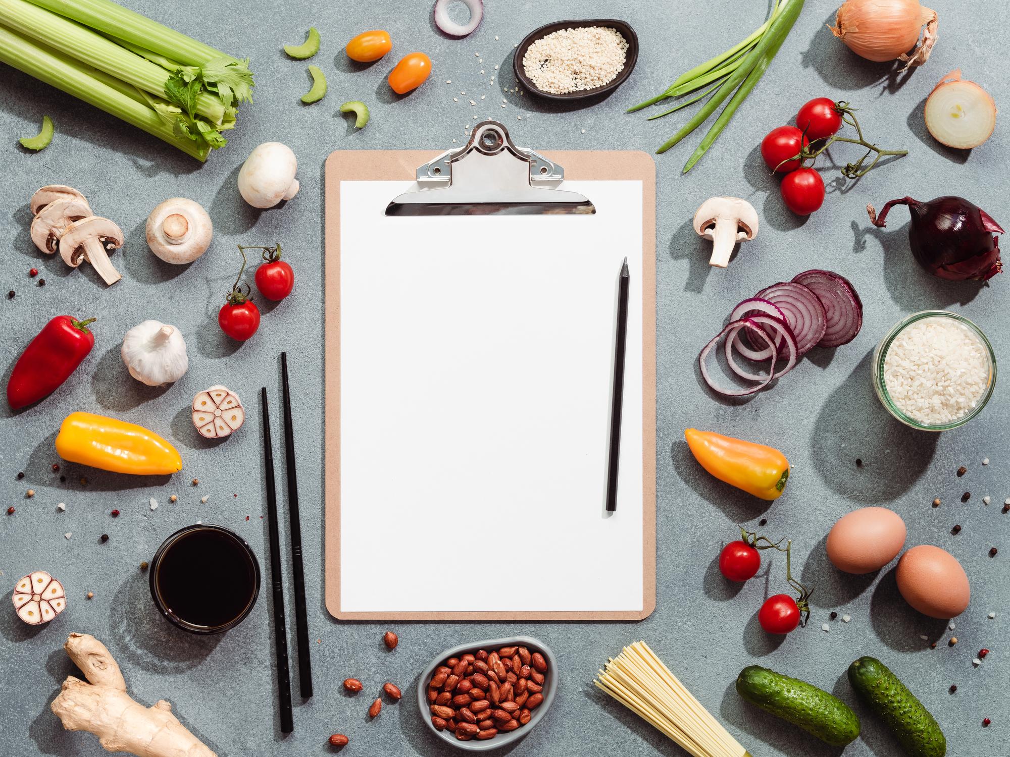 sample deliverables: menu, checklist, supplier list